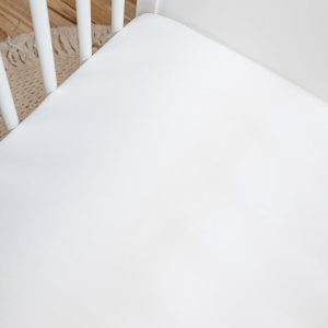 Prześcieradło do mini łóżeczka White 90x40