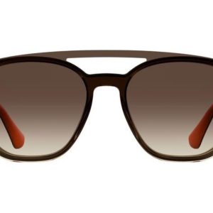 Okulary HAVAIANAS UBATUBACS12JH. View + clip-on, Kolor brązowy. Unisex.