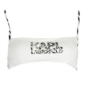 KARL LAGERFELD KĄPIELOWY TOP DAMSKI BIAŁY