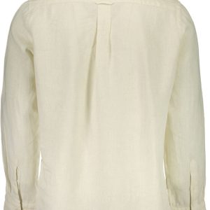 BEŻOWA KOSZULA Z DŁUGIM RĘKAWEM GANT MĘSKA