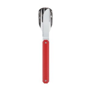 Akinod MAGNETIC STRAIGHT CUTLERY 12H34 MIRROR Aluminium Rouge