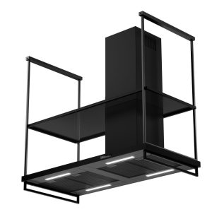 Okap wyspowy BERG FRAME 120 cm FRAOWKLDBK1201