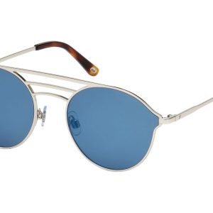 Okulary WEB EYEWEAR WE0207-16X. Okulary przeciwsłoneczne, Kolor niebieski srebrny havana. Unisex.