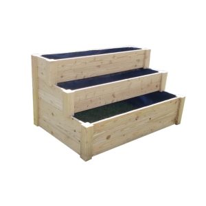 Westmann Podwyższona grządka z drewna modrzewiowego Anna Natura 120x76x64cm