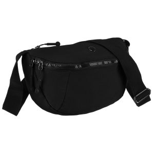 Pojemna nerka damska z poliestru w czarnym kolorze - Peterson