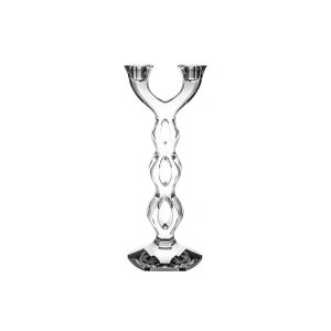 Crystal Julia Duży świecznik kryształowy dwuramienny 33,2 cm