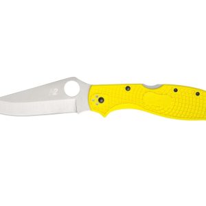 Spyderco STRETCH 2 XL SALT YELLOW PLAIN C258PYL