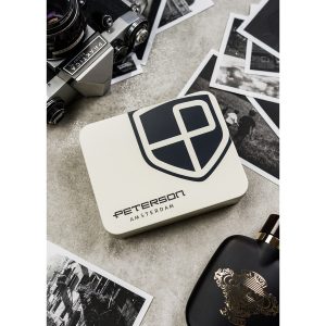 Modny portfel męski w czarnym kolorze z systemem RFID - Peterson