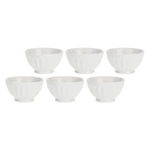 LA PORCELLANA BIANCA PIEVE Zestaw 6 misek okrągłych 8 cm