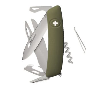 Swiza D07R AM SCISSORS Olive (KNR.0116.1050)