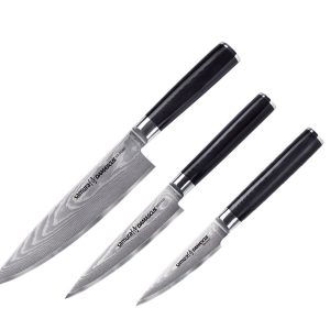 Samura DAMASCUS SET 3 PZ (CUOCO-FILETTARE-SPELUCCHINO) SD-0230