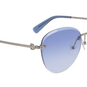 Okulary LONGCHAMP LO128S-719. Okulary przeciwsłoneczne, Kolor niebieski złoty. Kobieta.