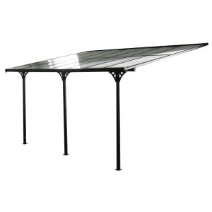 Westmann Aluminiowy dach tarasowy Bruce Czarny 300x435x270 cm