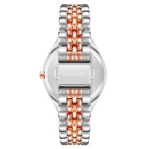 Zegarek NINE WEST NW-2661SVRT. Kwarcowy, Kolor szary. Kobieta.