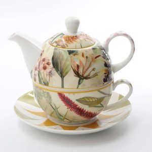 ROSE&TULIPANI MIRABILIA Tea4One ze spodkiem 300 ml, żółty