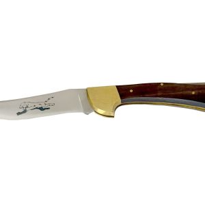 FOLDING GRIZZLY WOOD HANDLE