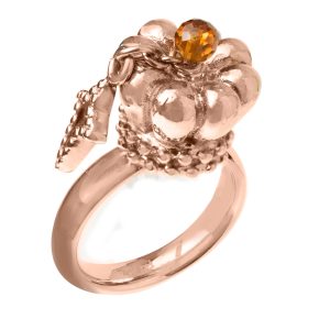 Biżuteria FOLLI FOLLIE 3R2T007RF-56. Pierścionek, Kolor różowy. Kobieta.