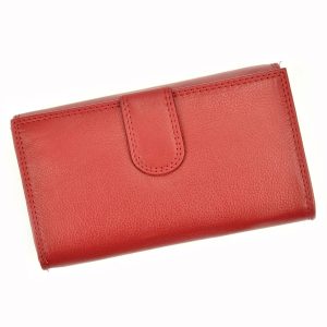 Zgrabny Skórzany damski portfel Money Kepper RFID