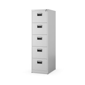 Metalowa szafa kartotekowa SARA V5, 460 x 1625.5 x 620 mm, szara