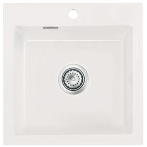 Systemceram Mera 51 Zlew ceramiczny Gronland, korek manualny