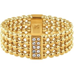 Biżuteria TOMMY HILFIGER 2780098E. Pierścionek, Kolor złoty. Kobieta.