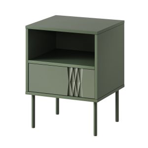 Komplet szafek nocnych zielony mat 44 cm Aurelia