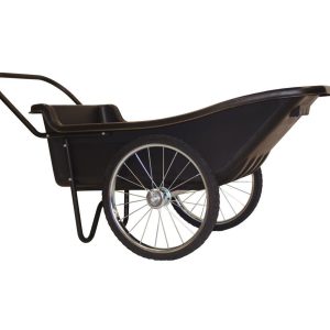 Polar Taczka plastikowa Premium 283 litry Czarny 165x74x74cm