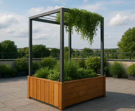 Donica z pergolą – detal czy styl życia?