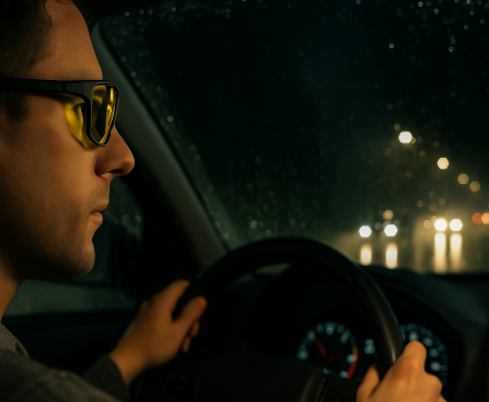 Okulary dla kierowców Jak poprawić widoczność w deszczu i po zmroku