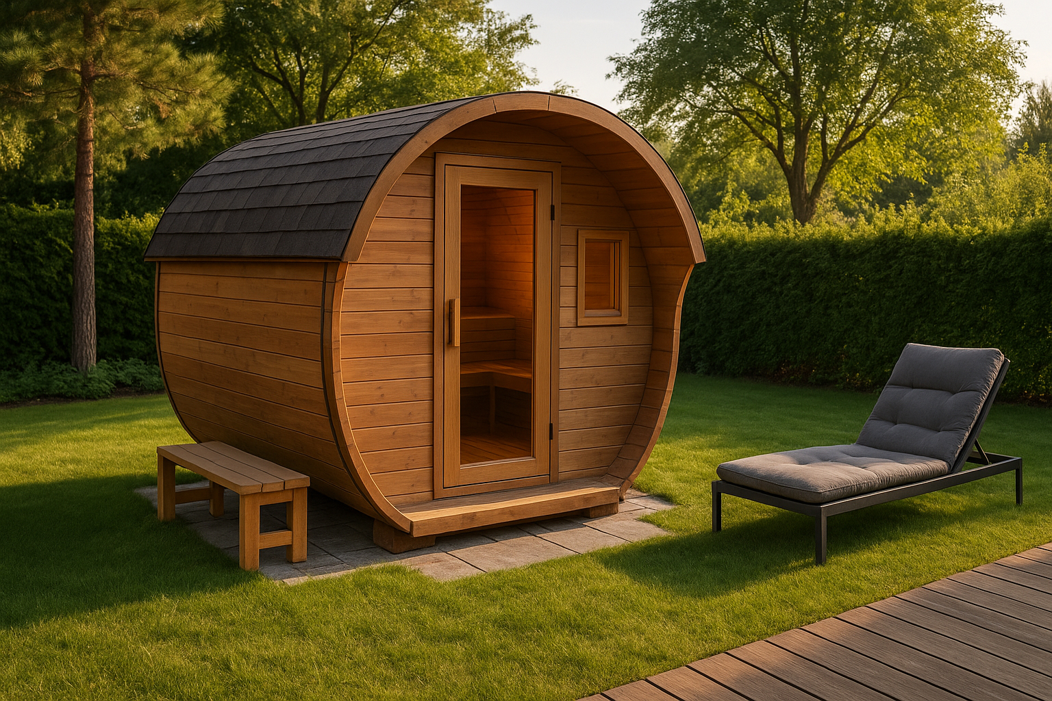 Sauna ogrodowa – luksus czy inwestycja w zdrowie