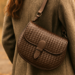 Czekoladowa elegancja powrót dużych torebek i półksiężycowych nerek w jesiennej modzie 2025