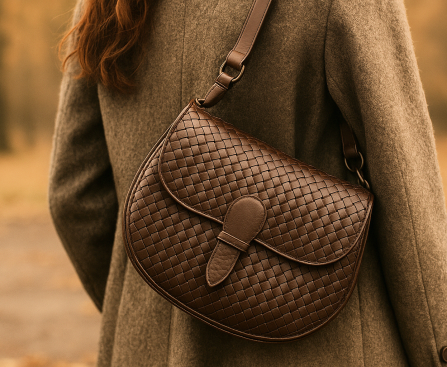 Czekoladowa elegancja powrót dużych torebek i półksiężycowych nerek w jesiennej modzie 2025