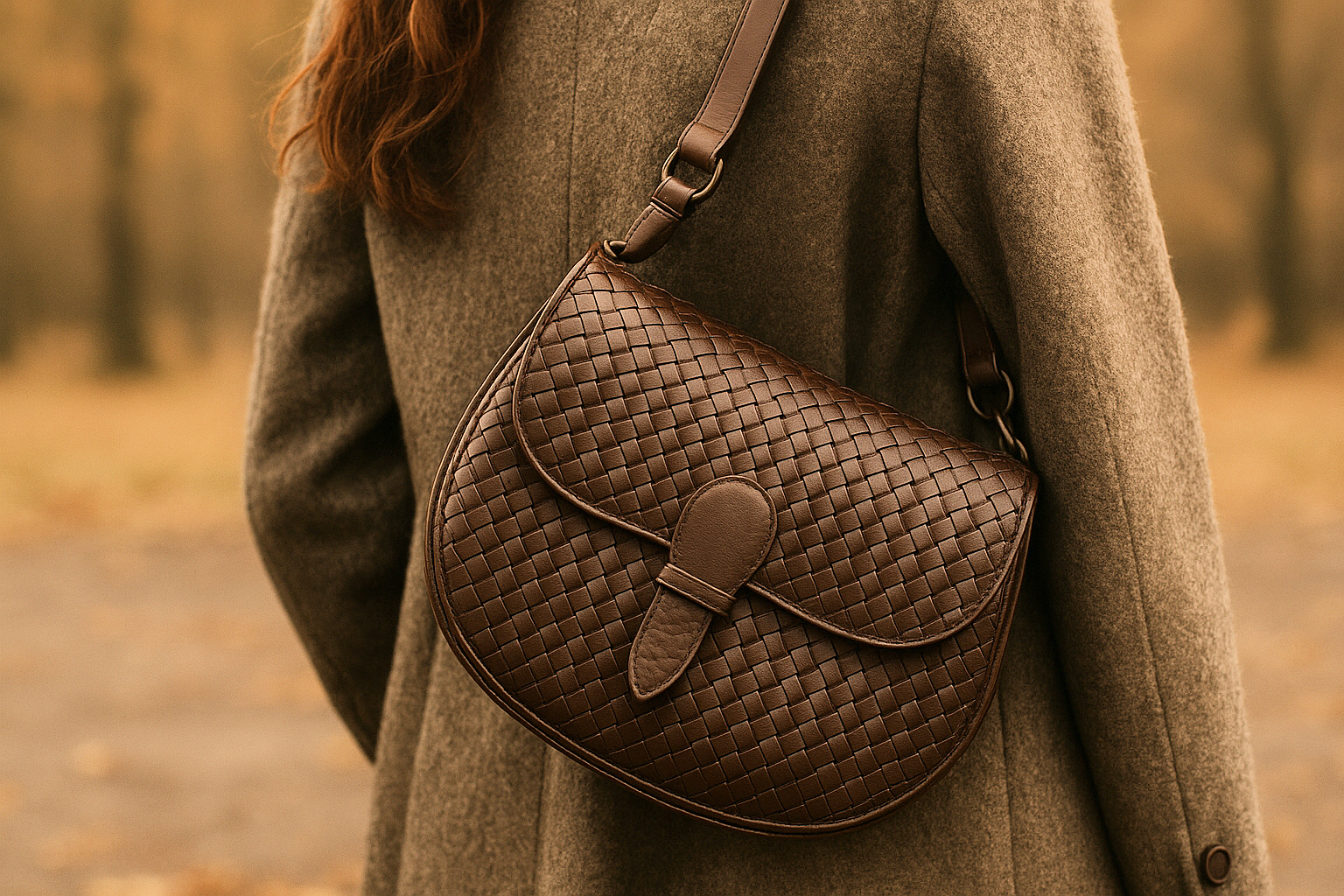 Czekoladowa elegancja powrót dużych torebek i półksiężycowych nerek w jesiennej modzie 2025