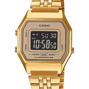 Zegarek Casio Vintage LA680WGA-9B – Złoty Retro Glamour