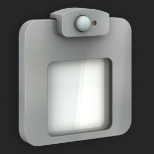 Oprawa LED - MOZA - aluminium - podtynkowa - czujnik ruchu