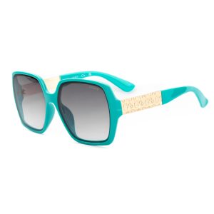 Okulary GUESS GO00031-6287B. Okulary przeciwsłoneczne, Kolor zielony. Kobieta.