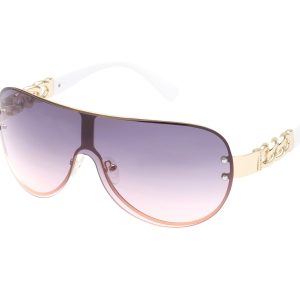 Okulary GUESS GO00037-0032B. Okulary przeciwsłoneczne, Kolor złoty. Kobieta.