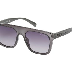 Okulary GUESS GO00068-5520B. Okulary przeciwsłoneczne, Kolor szary. Mężczyzna.