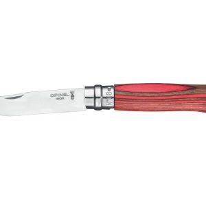 Opinel TRADIZIONE LUSSO N°08 INOX BETULLA LAMELLARE Rossa (002390)