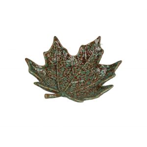 RITUALI DOMESTICI SFOGLIAMI Zestaw 2 pater w kształcie liścia klonu 15 x 15 x 3 cm