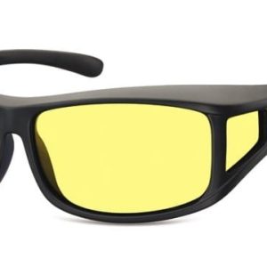Żółte Okulary z Polaryzacją HD Fit Over dla Kierowców, nakładane na Korekcyjne FO5F