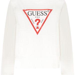 BIAŁA BLUZA DAMSKA GUESS JEANS Z ROZPINANYM NA ZAMEK