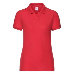 Koszulka Polo Damska 65-35 - Czerwony