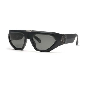 Okulary PHILIPP PLEIN SPP153-580U28. Okulary przeciwsłoneczne, Kolor czarny. Mężczyzna.