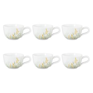 SELTMANN MEADOW GRASSES GREEN Zestaw 6 filiżanek do espresso 90 ml