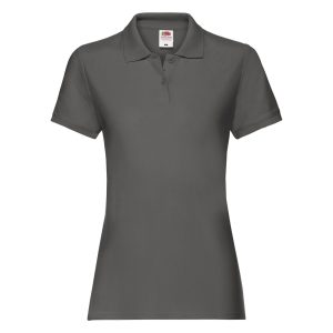 Koszulka Damska Polo Premium Fruit Of The Loom - Grafitowy