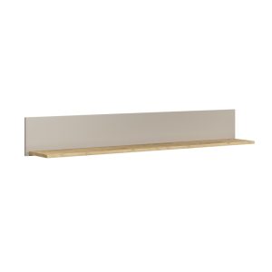 Półka wisząca kaszmir / dąb Evoke mat 140 x 20 cm Avolo