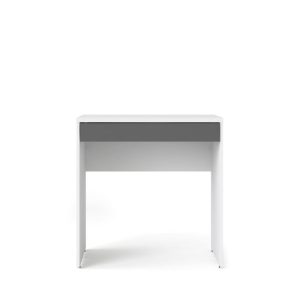 Biurko z szufladą białe / szare mat 75 cm Function