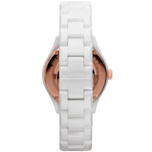 Zegarek ARMANI AR1418. Kwarcowy, Kolor biały. Kobieta.