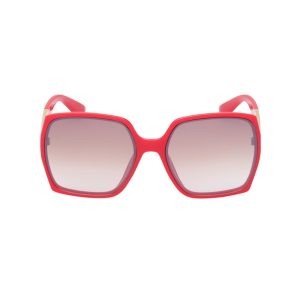 Okulary GUESS GO00031-6266F. Okulary przeciwsłoneczne, Kolor czerwony. Kobieta.
